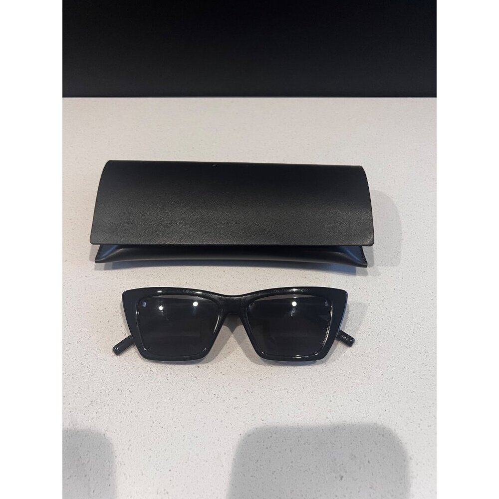 Saint Laurent SL276 MICA 001 Mica 53MM Cat-Eye black Sunglasses - Picture 2 of 8